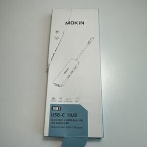 MOKiN MOUC0409 8 IN 1 USB-C Hub to HDMI + USB3.0 + PD + SD&Micro SD